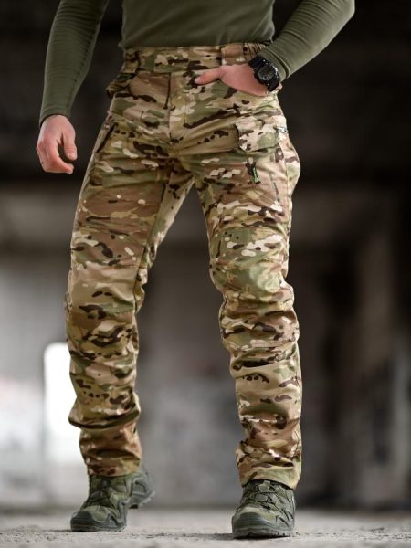 Зимові тактичні штани invader мультикам