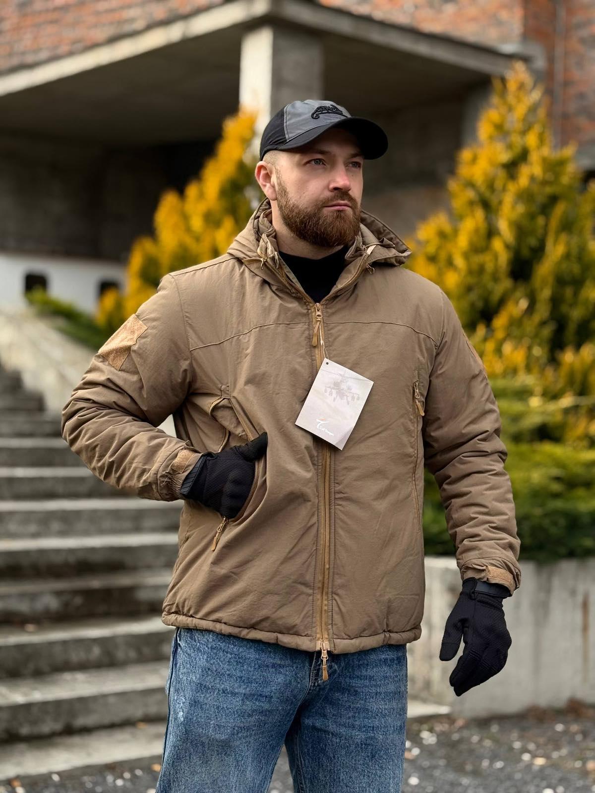 Тактична військова чоловіча зимова куртка Call Dragon Level 7 Сoyote - Зображення 9