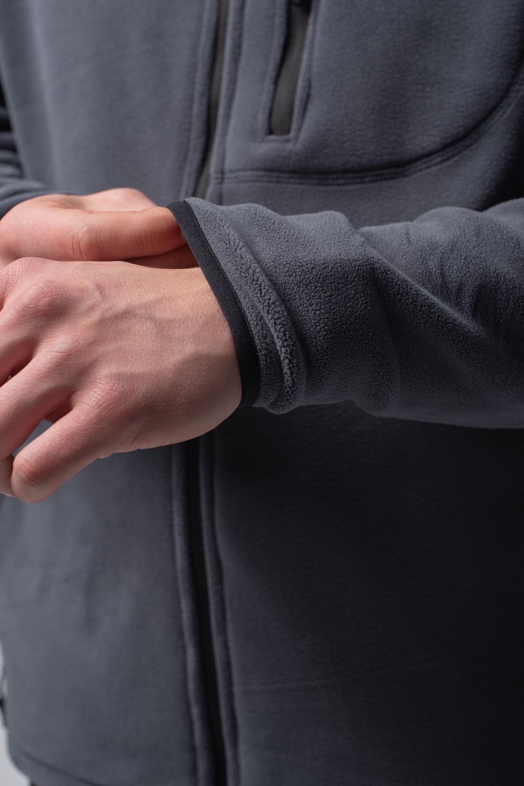 Кофта флісова Polartec Military Grey, сірий - Зображення 2