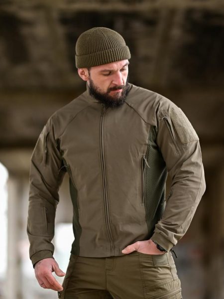 Легка куртка yeren hunter fz gen.2 олива