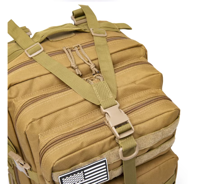 Тактичний військовий штурмовий рюкзак на 45л Койот - Зображення 9