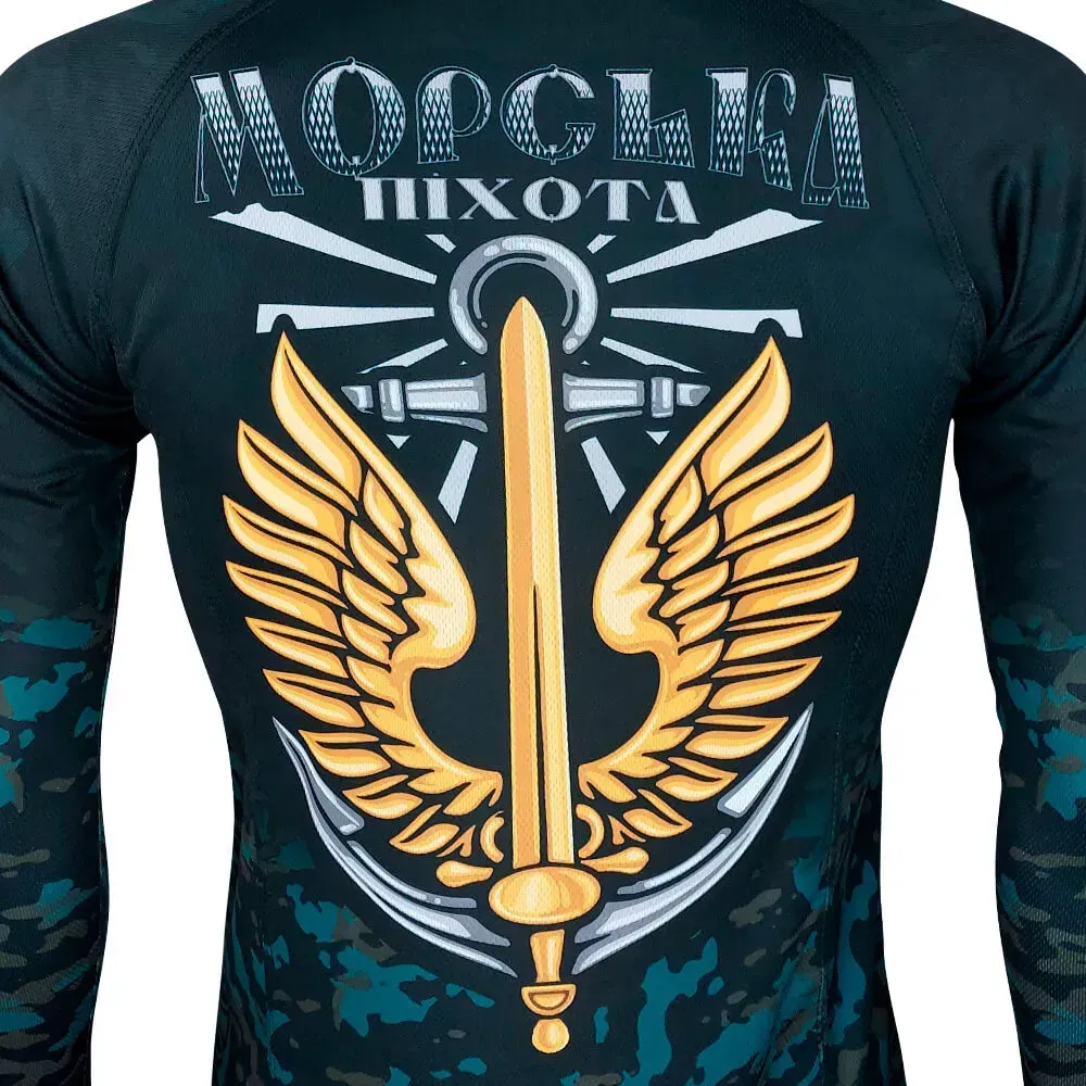 Реглан МОРСЬКА ПІХОТА DARK AQUA | KRAMATAN Tactical Design - Зображення 6