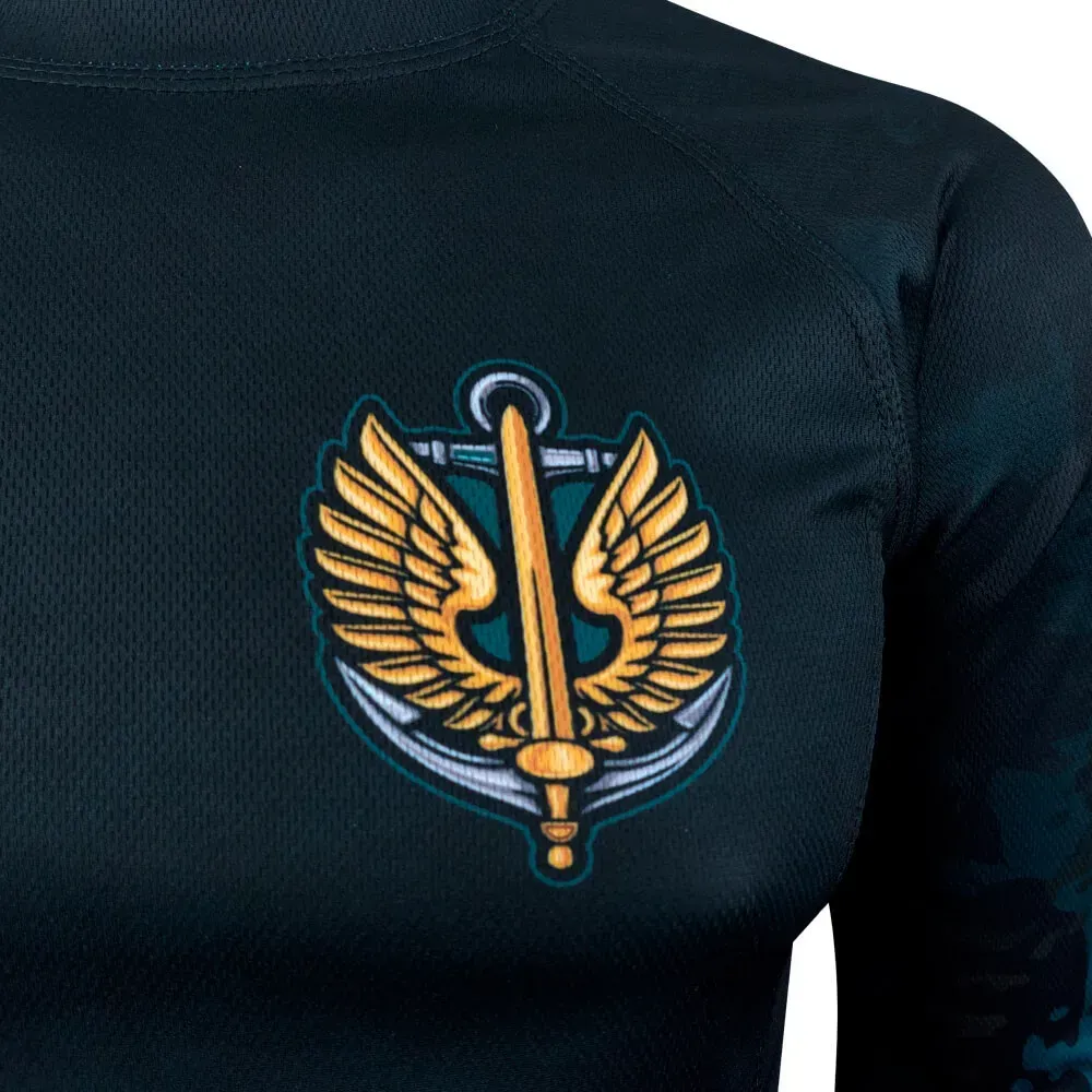 Реглан МОРСЬКА ПІХОТА DARK AQUA | KRAMATAN Tactical Design - Зображення 3