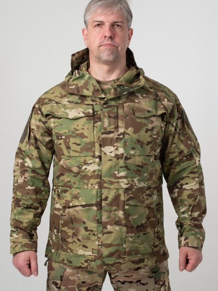 Тактична військова демісезонна куртка - парка М65 Military Мультикам