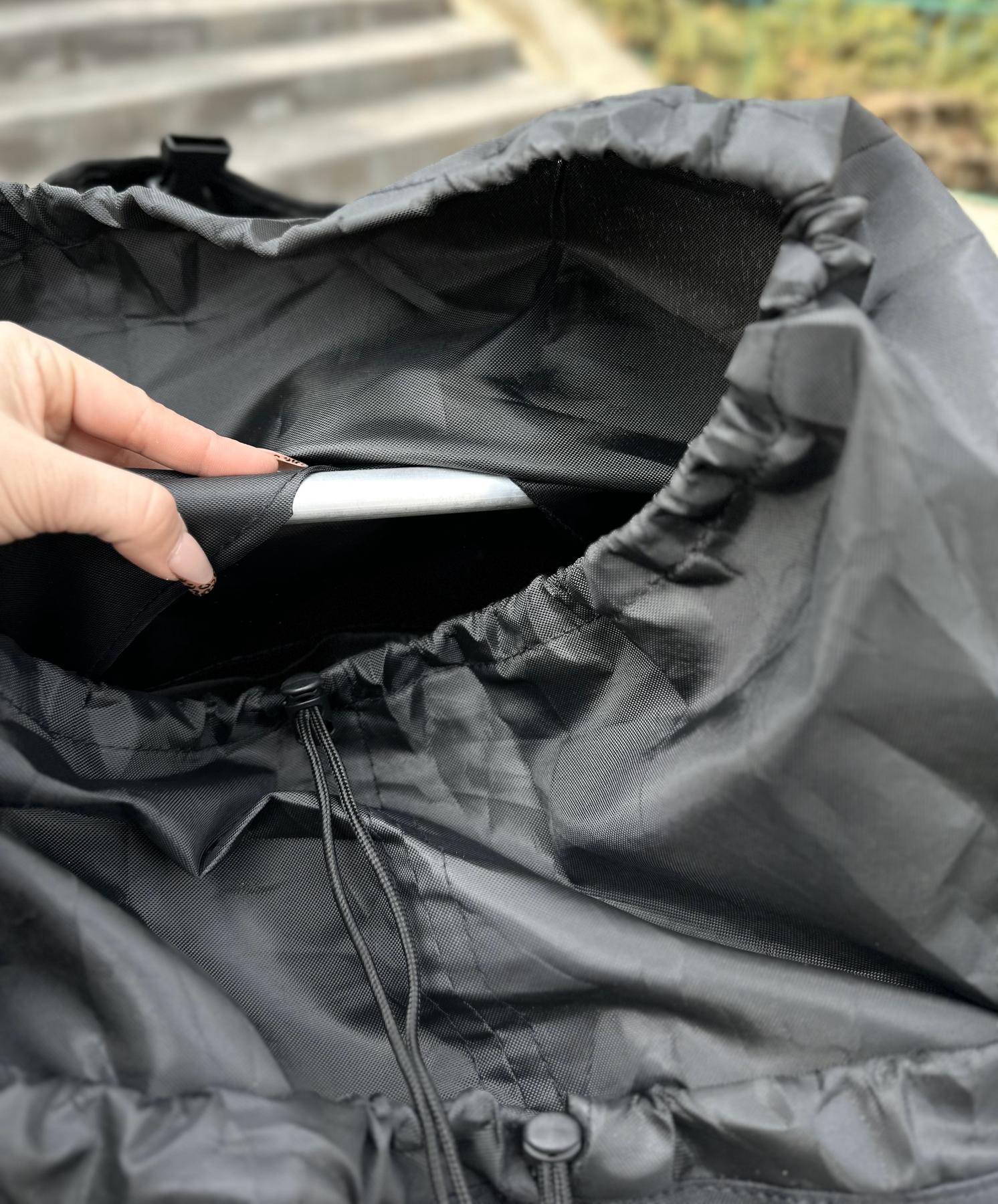 Тактичний військовий рюкзак-баул на 120л з алюмінієвим каркасом Чорний - Зображення 9