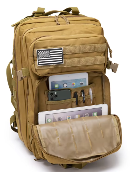 Тактичний військовий штурмовий рюкзак на 45л Койот - Зображення 12