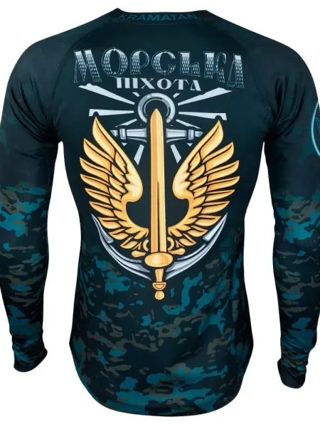Реглан МОРСЬКА ПІХОТА DARK AQUA | KRAMATAN Tactical Design