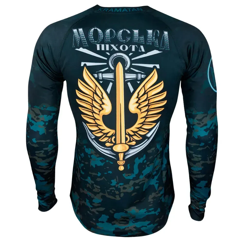 Реглан МОРСЬКА ПІХОТА DARK AQUA | KRAMATAN Tactical Design