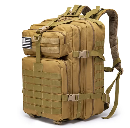 Тактичний військовий штурмовий рюкзак на 45л Койот