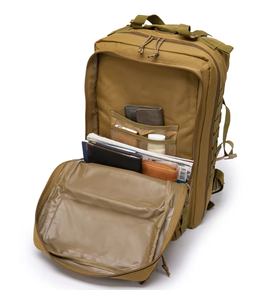 Тактичний військовий штурмовий рюкзак на 45л Койот - Зображення 11