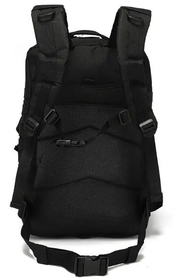 Тактичний військовий штурмовий рюкзак на 45л Чорний - Зображення 7