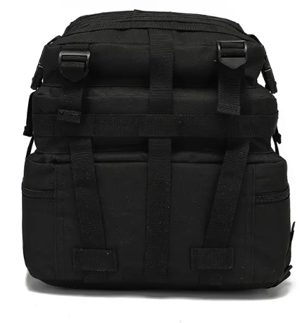 Тактичний військовий штурмовий рюкзак на 45л Чорний - Зображення 8