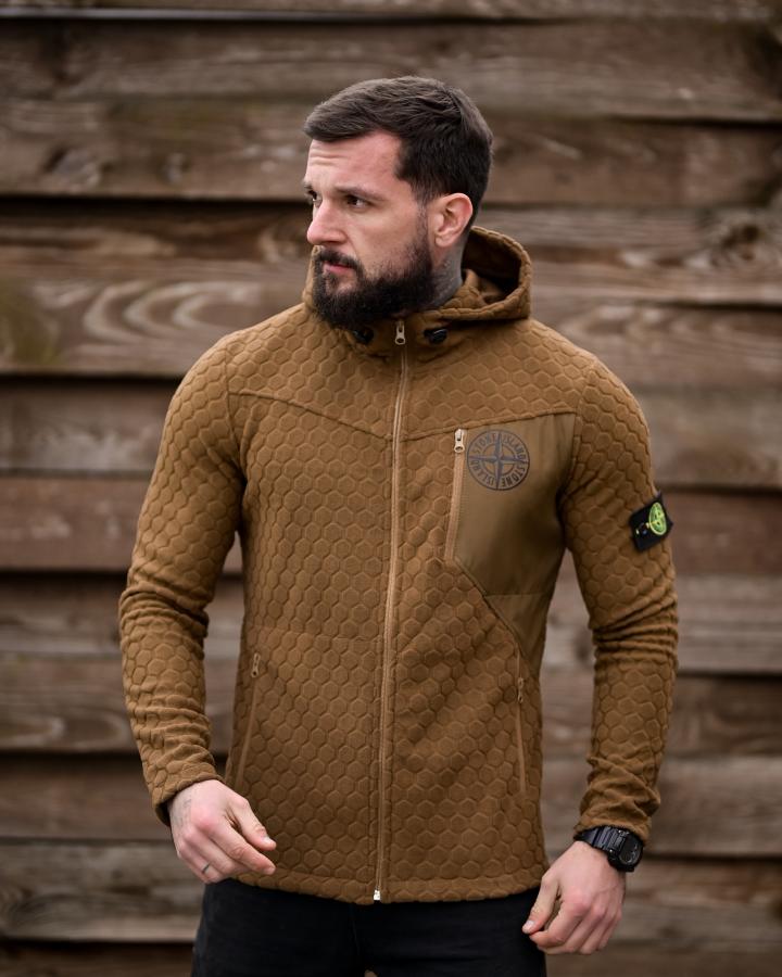 Флісова кофта stone cayot - Зображення 6