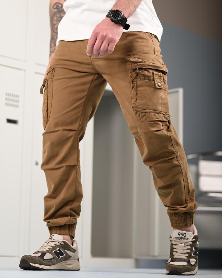 Міські штани карго джогери кайот - Зображення 3