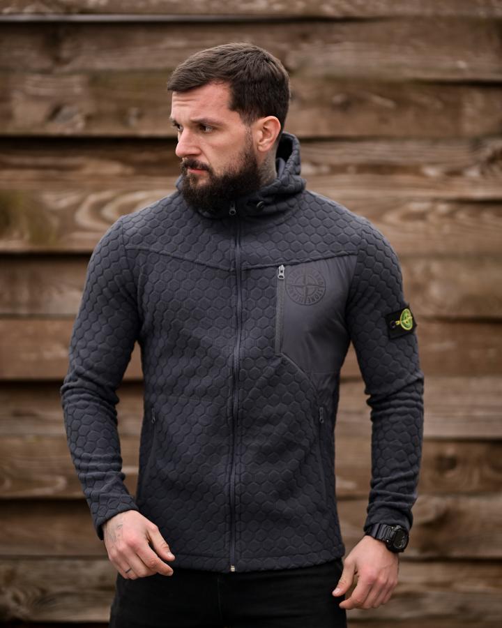 Флісова кофта stone grey - Зображення 4