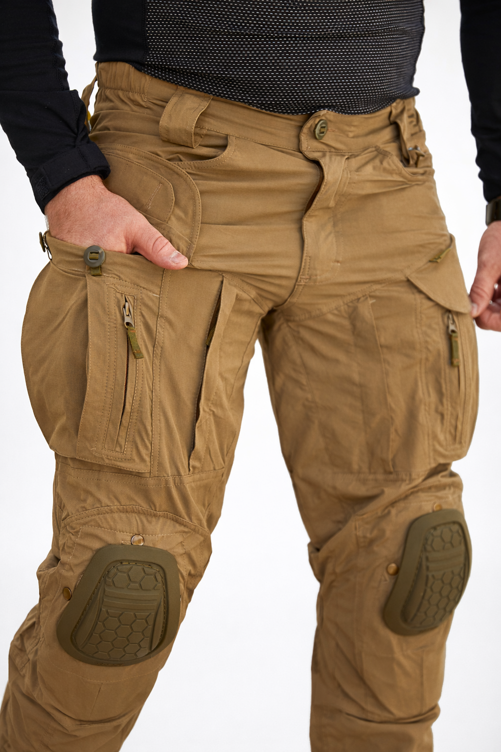 Штани тактично-польові KSMilitary Gen 5 стрейчеві, Khaki (койот) - Зображення 3