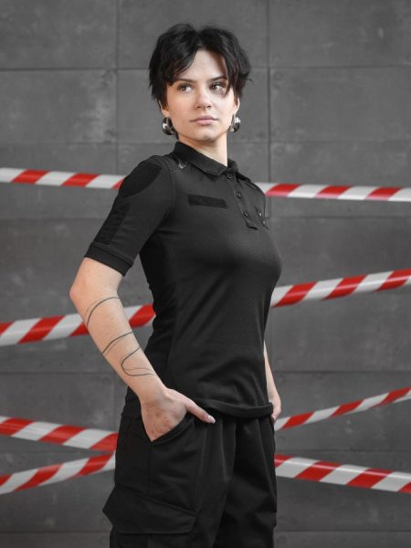 Жіноче поло black