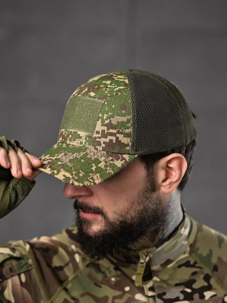 Тактична бейсболка сітка хижак