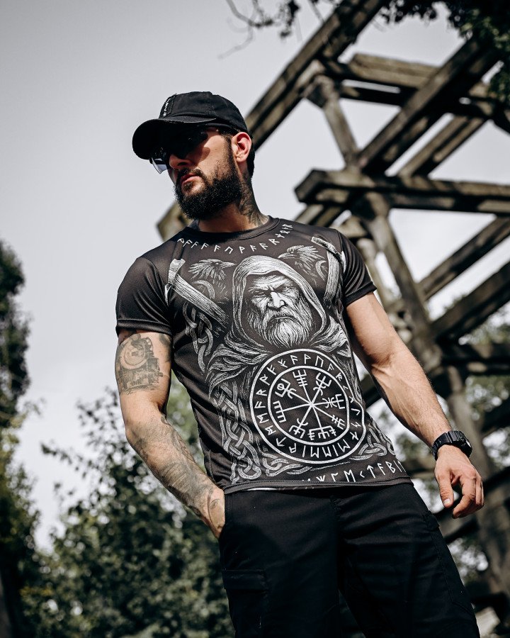 Тактична потоотводна футболка oblivion odin - Зображення 6