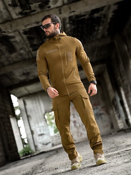 Еластичний тактичний костюм agony кайот