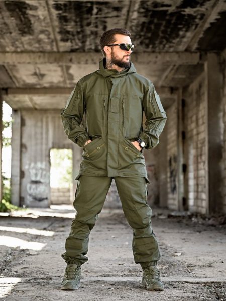 Демісезонний тактичний костюм горка дсту олива