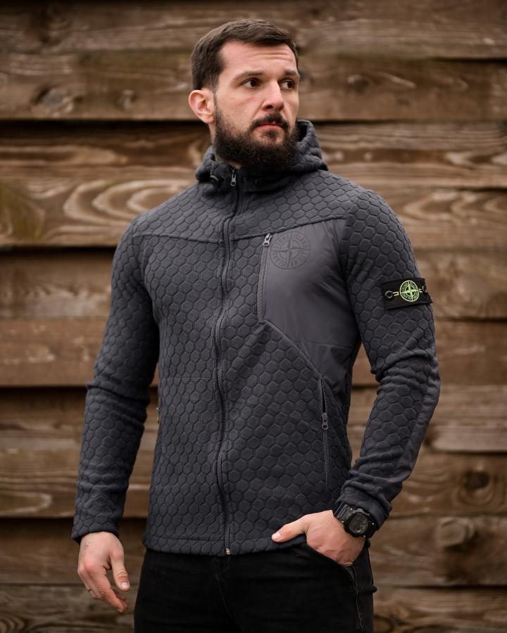 Флісова кофта stone grey - Зображення 6