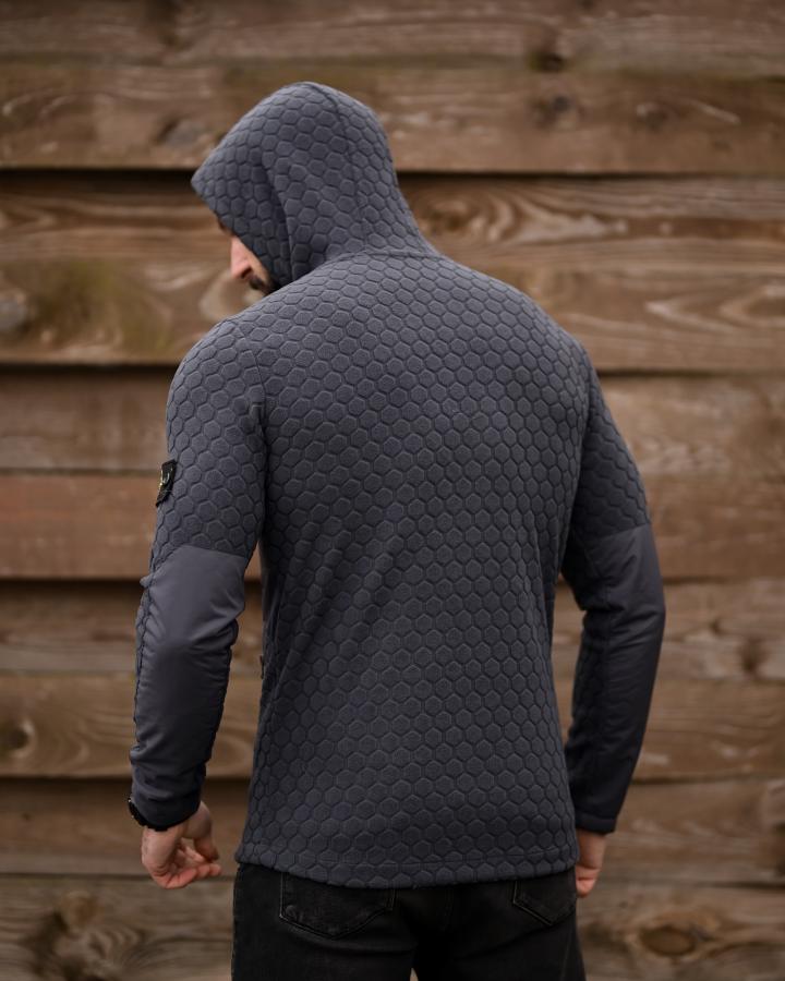 Флісова кофта stone grey - Зображення 2