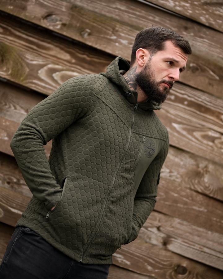 Флісова кофта stone green - Зображення 5