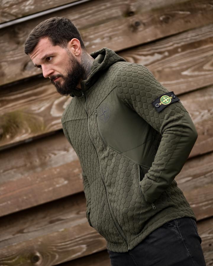 Флісова кофта stone green - Зображення 6