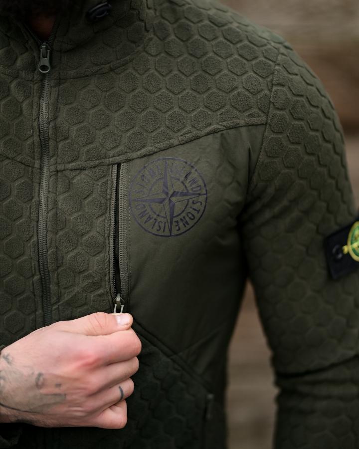 Флісова кофта stone green - Зображення 8