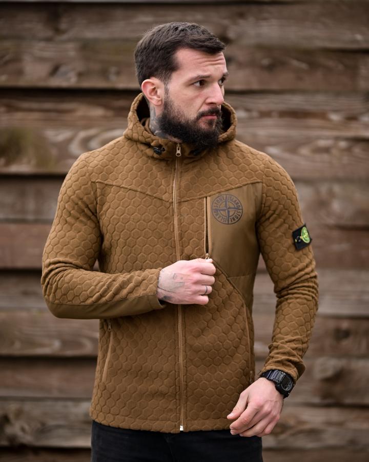 Флісова кофта stone cayot - Зображення 3