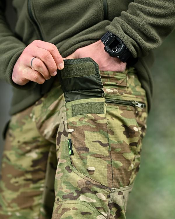 Тактичні штани 7.62 рипстоп мультикам - Зображення 4