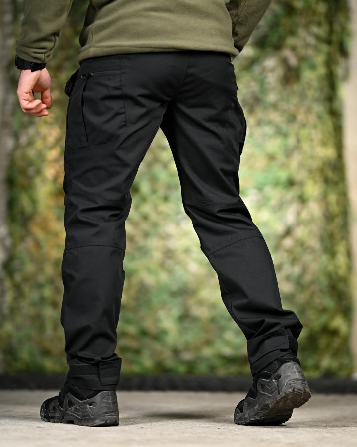 Тактичні штани 7.62 рипстоп чорні - Зображення 2