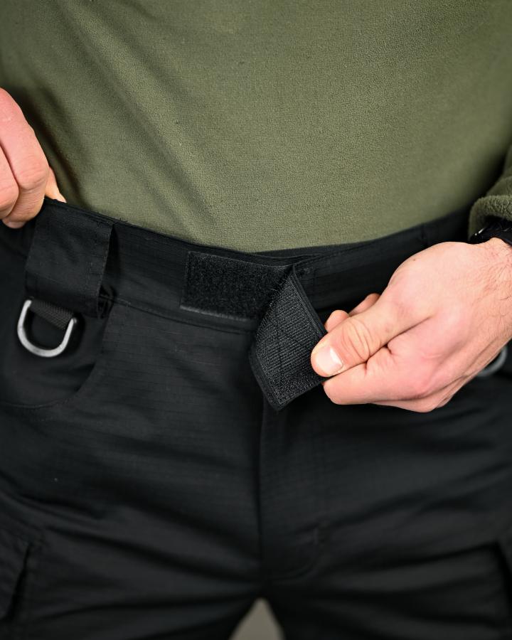 Тактичні штани 7.62 рипстоп чорні - Зображення 5