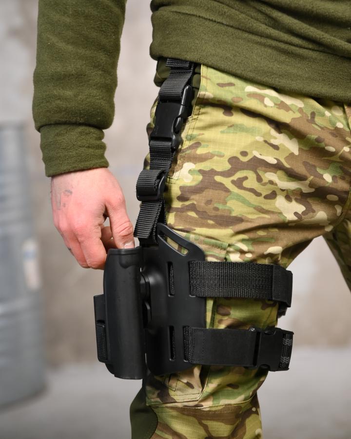 Кобура scorpus mtr на стегно для пм чорна - Зображення 2