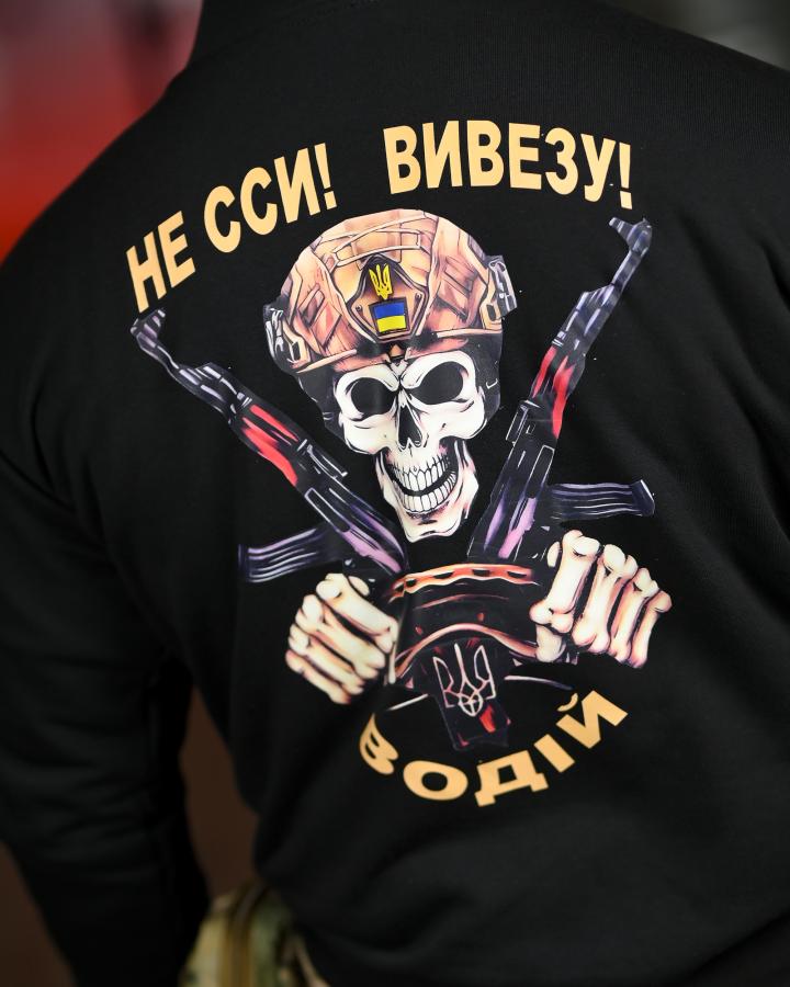 Худі водій чорний - Зображення 3