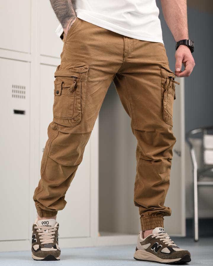 Міські штани карго джогери кайот - Зображення 4