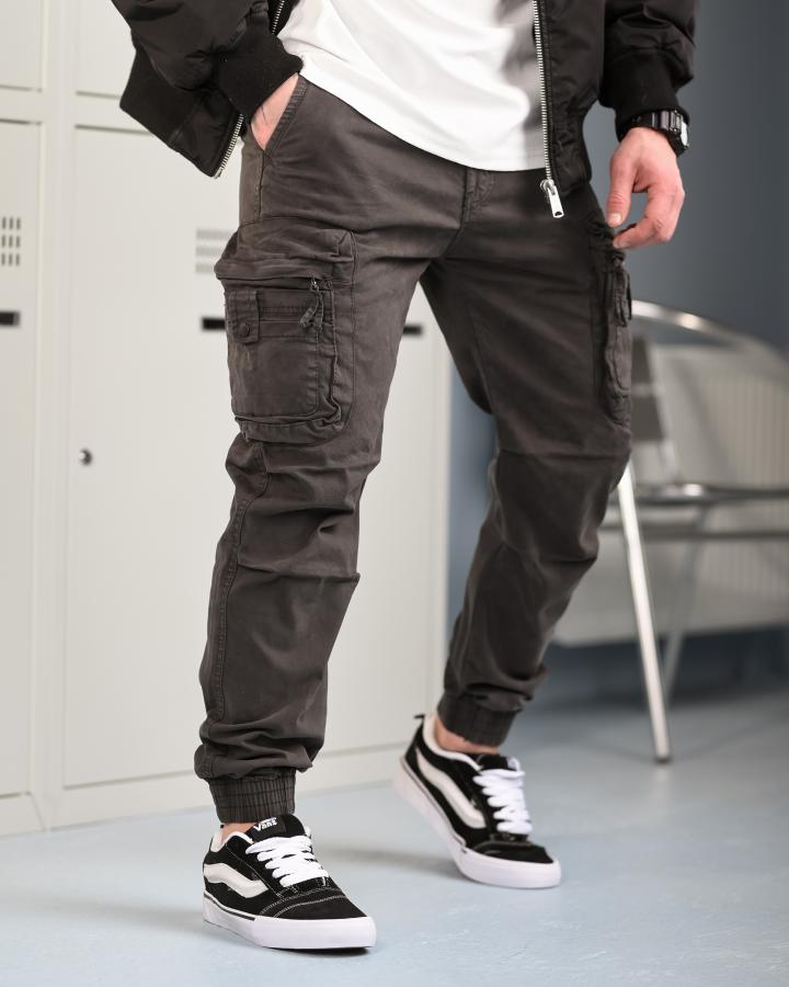 Міські штани карго джогери сірі - Зображення 5
