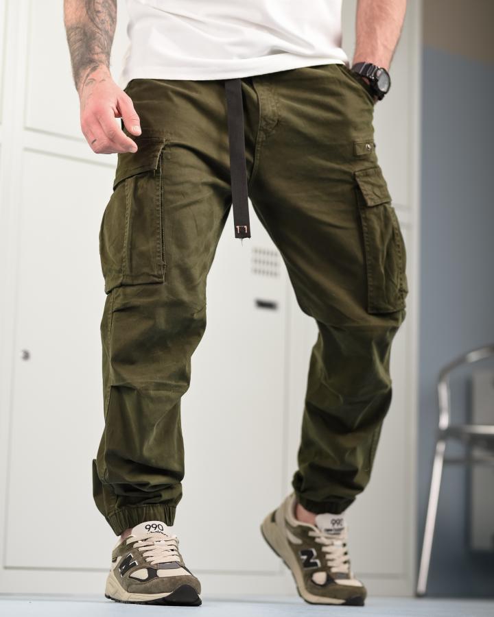 Міські штани карго джогери хаки - Зображення 3