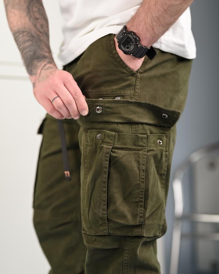 Міські штани карго джогери хаки - Зображення 5