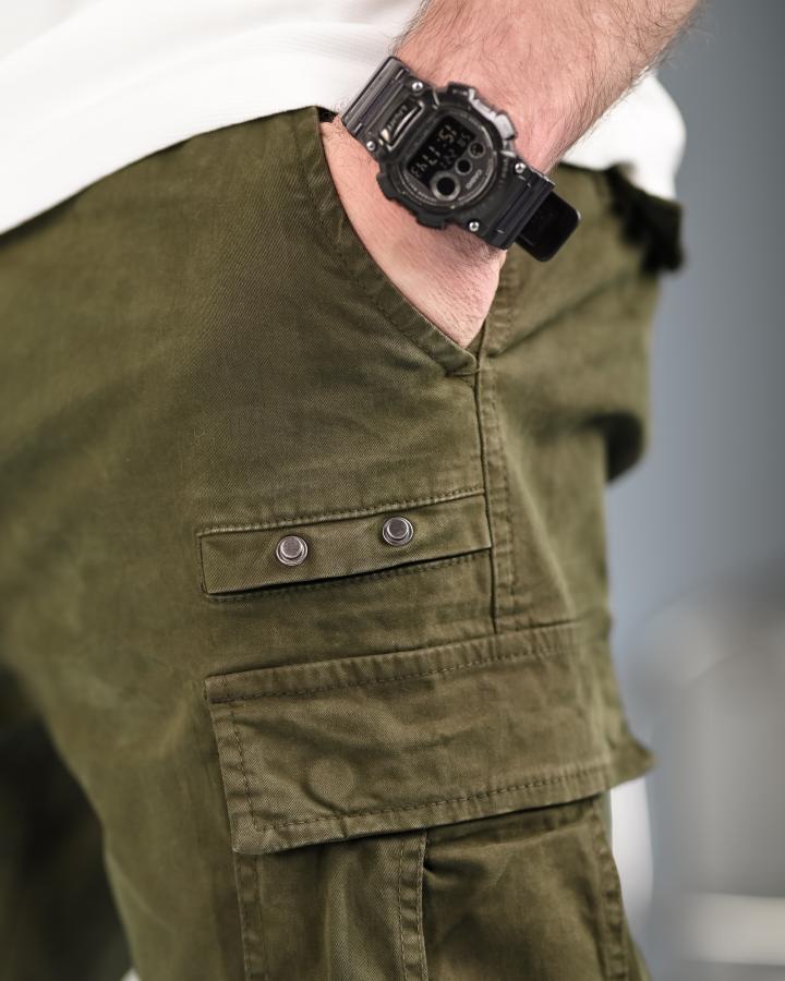 Міські штани карго джогери хаки - Зображення 6