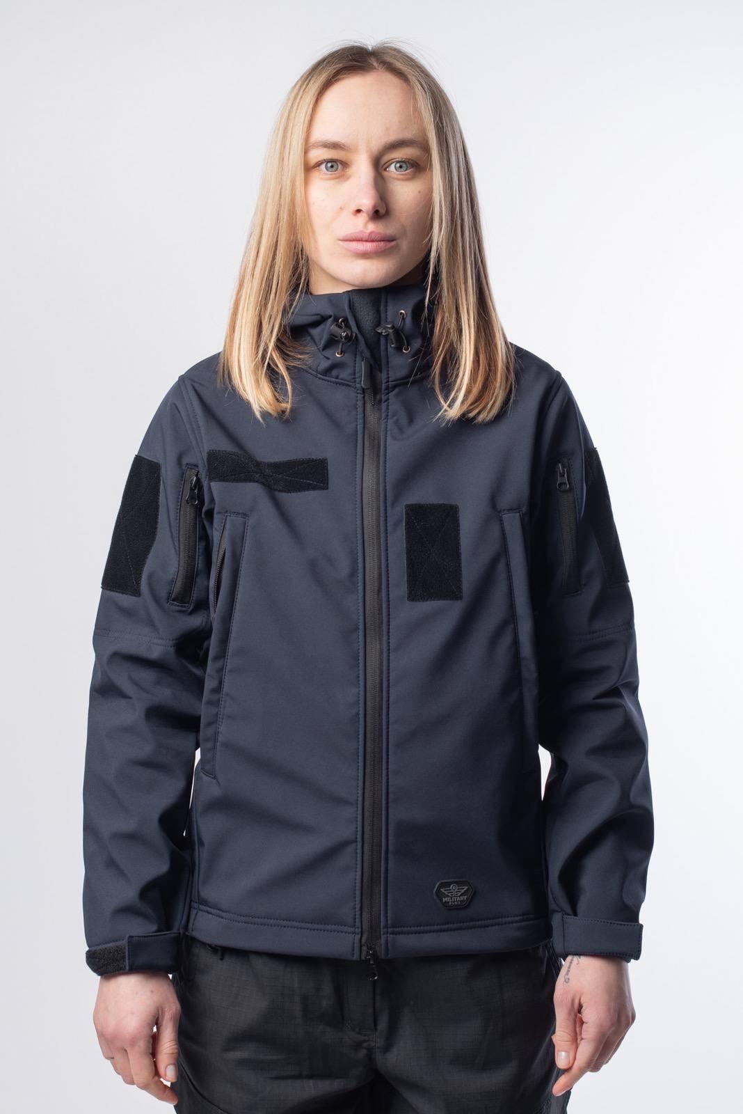 Куртка жіноча Синя Soft Shell Military Lady ДСНС - Зображення 10