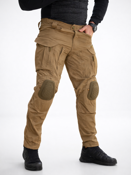 Штани тактично-польові KSMilitary Gen 5 стрейчеві, Khaki (койот)