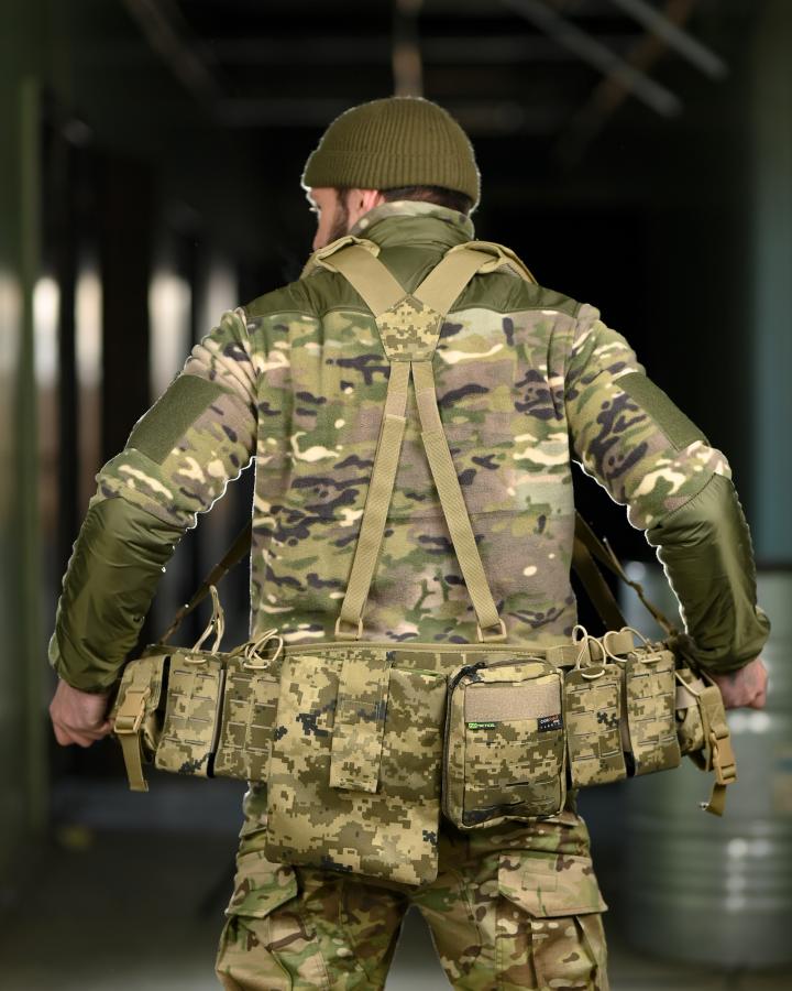 Розвантажувальний пояс рпс 7.62 в зборі піксель