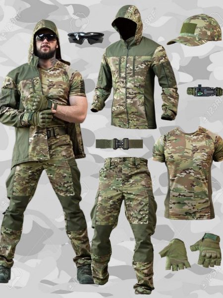 Літній тактичний костюм горка мультикам 8в1