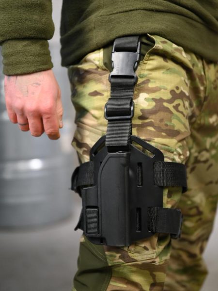 Кобура scorpus mtr на стегно для пм чорна