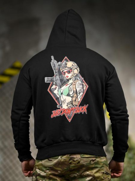 Мілітарі худі crop just don’t