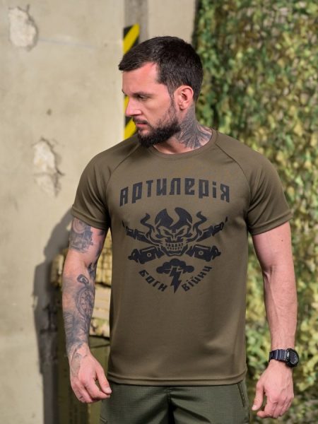 Футболка артилерія олива