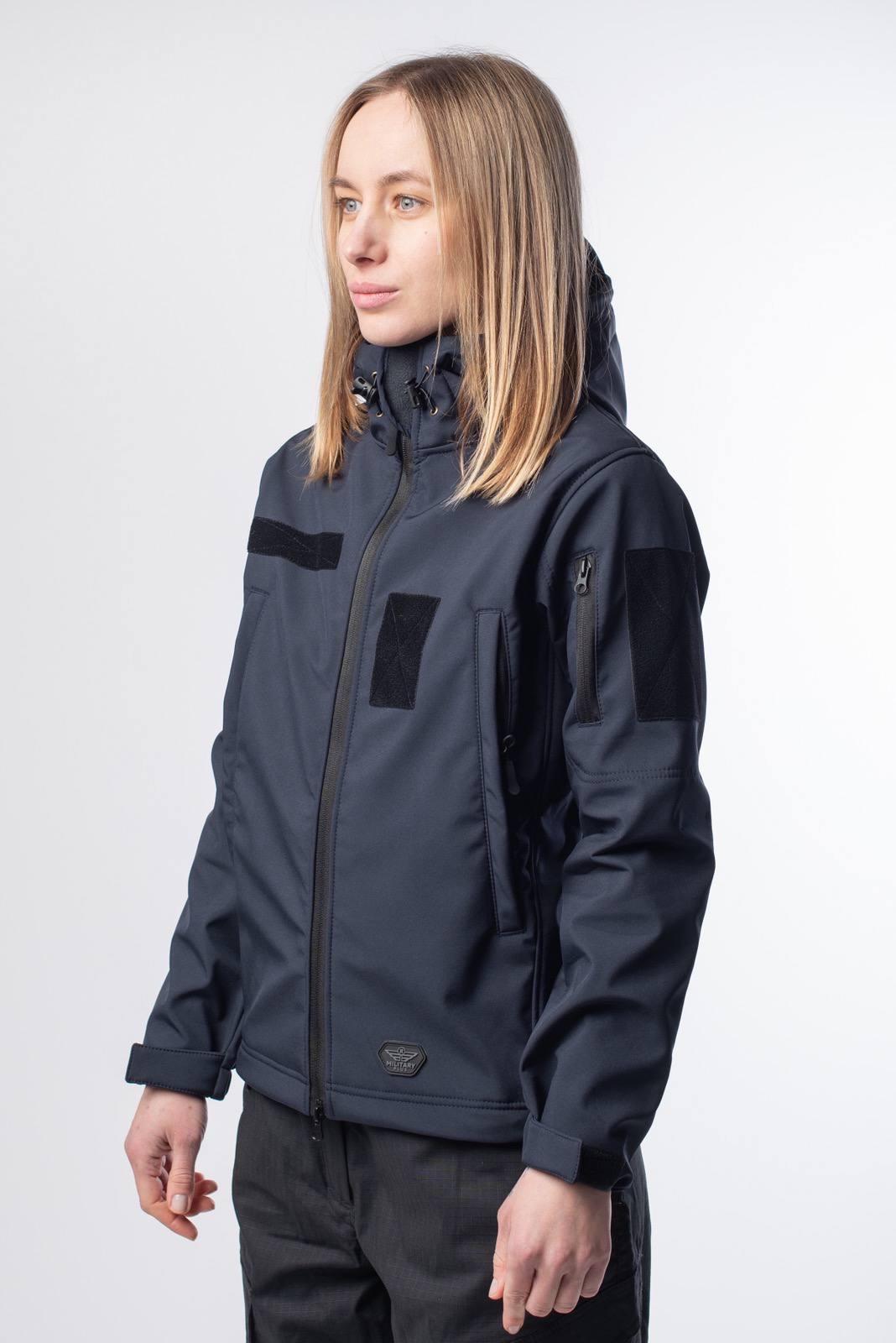 Куртка жіноча Синя Soft Shell Military Lady ДСНС - Зображення 8