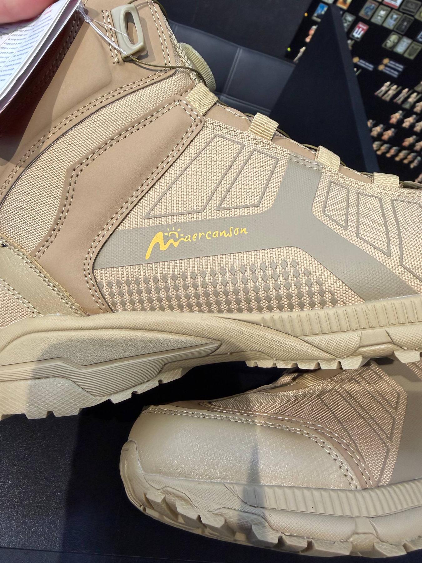 Тактичні військові демісезонні черевики на автошнурівці Maercanson Койот - Зображення 3